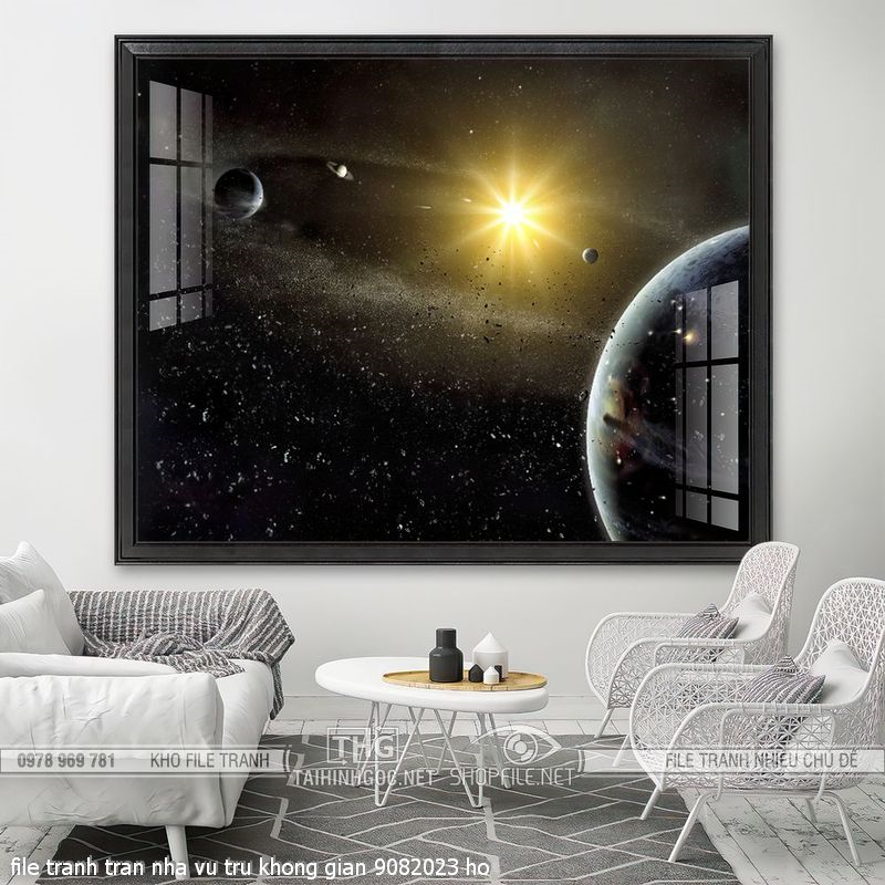 file tranh tran nha vu tru khong gian 9082023 ho