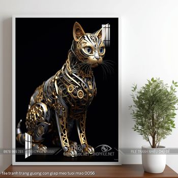 file tranh trang guong con giap meo tuoi mao 0056