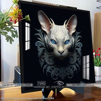 file tranh trang guong con giap meo tuoi mao 0089