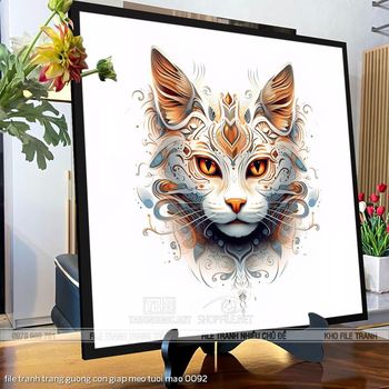 file tranh trang guong con giap meo tuoi mao 0092