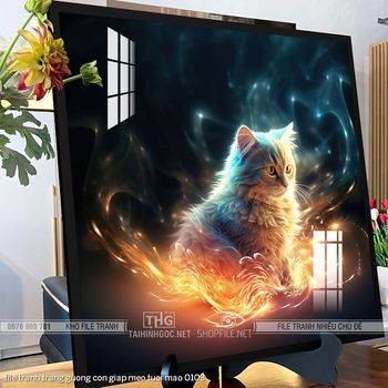 file tranh trang guong con giap meo tuoi mao 0103