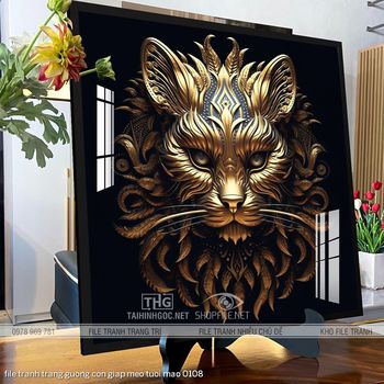 file tranh trang guong con giap meo tuoi mao 0108