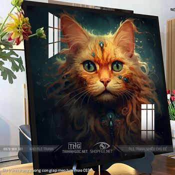 file tranh trang guong con giap meo tuoi mao 0134