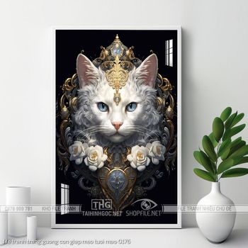 file tranh trang guong con giap meo tuoi mao 0176