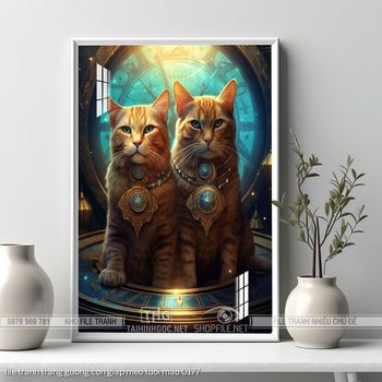 file tranh trang guong con giap meo tuoi mao 0177