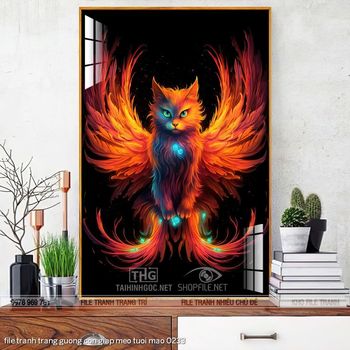 file tranh trang guong con giap meo tuoi mao 0233