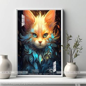 file tranh trang guong con giap meo tuoi mao 0275