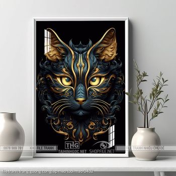 file tranh trang guong con giap meo tuoi mao 0432