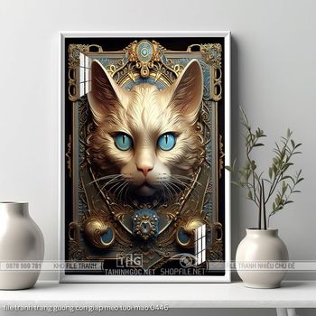 file tranh trang guong con giap meo tuoi mao 0446