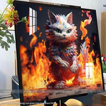 file tranh trang guong con giap meo tuoi mao 0474