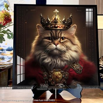 file tranh trang guong con giap meo tuoi mao 0485