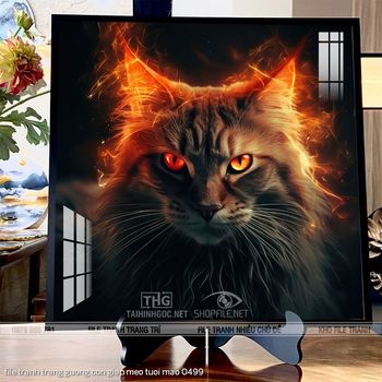 file tranh trang guong con giap meo tuoi mao 0499