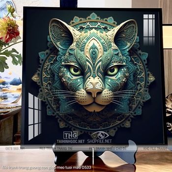 file tranh trang guong con giap meo tuoi mao 0533