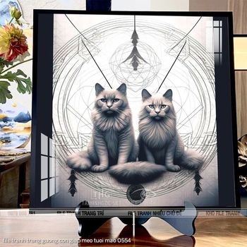 file tranh trang guong con giap meo tuoi mao 0554