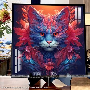 file tranh trang guong con giap meo tuoi mao 0558