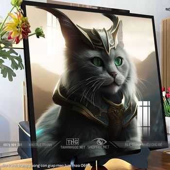 file tranh trang guong con giap meo tuoi mao 0666