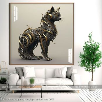 file tranh trang guong con giap meo tuoi mao 0667