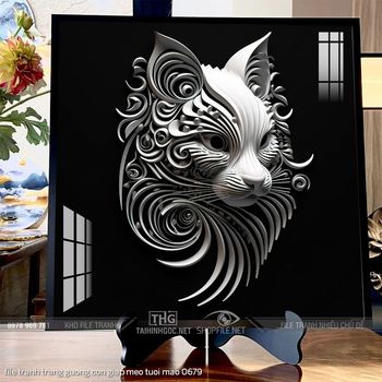 file tranh trang guong con giap meo tuoi mao 0679