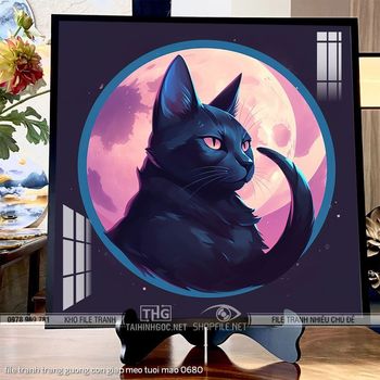 file tranh trang guong con giap meo tuoi mao 0680