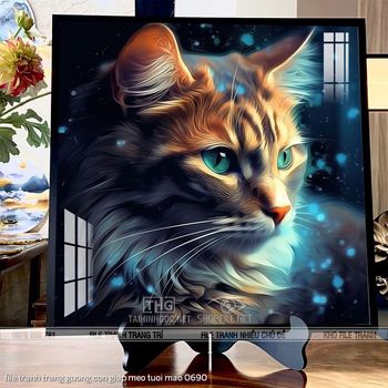 file tranh trang guong con giap meo tuoi mao 0690