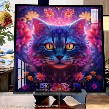 file tranh trang guong con giap meo tuoi mao 0700