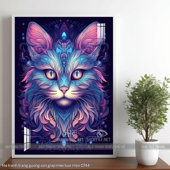 file tranh trang guong con giap meo tuoi mao 0744