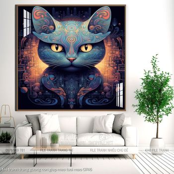 file tranh trang guong con giap meo tuoi mao 0746