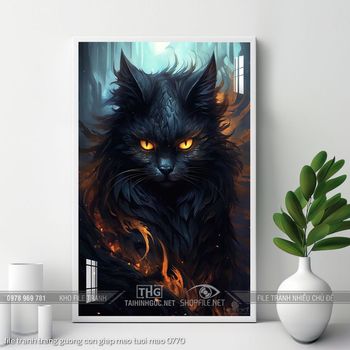 file tranh trang guong con giap meo tuoi mao 0770