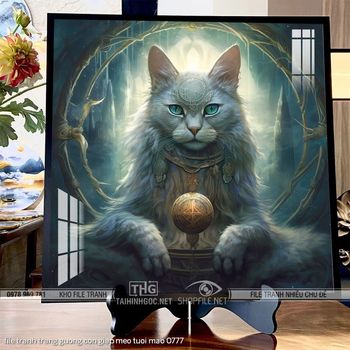 file tranh trang guong con giap meo tuoi mao 0777