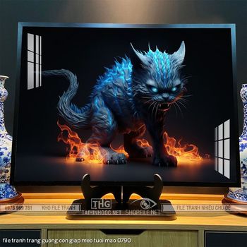 file tranh trang guong con giap meo tuoi mao 0790