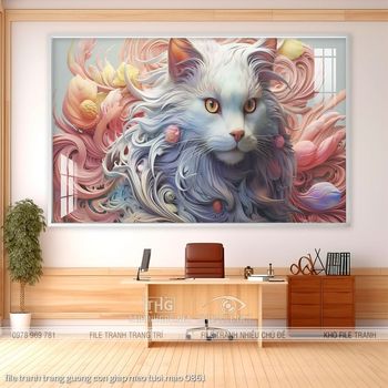 file tranh trang guong con giap meo tuoi mao 0861