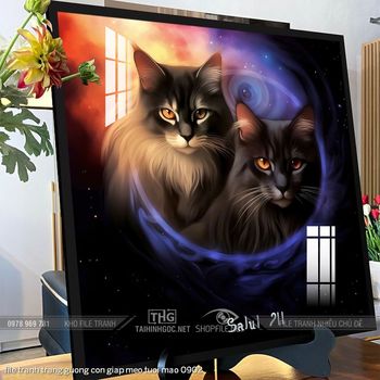 file tranh trang guong con giap meo tuoi mao 0902