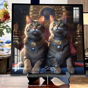 file tranh trang guong con giap meo tuoi mao 0911