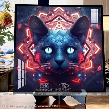 file tranh trang guong con giap meo tuoi mao 0955