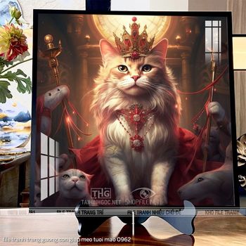 file tranh trang guong con giap meo tuoi mao 0962