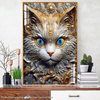 file tranh trang guong con giap meo tuoi mao 1064