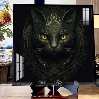 file tranh trang guong con giap meo tuoi mao 1092