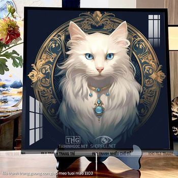 file tranh trang guong con giap meo tuoi mao 1103