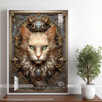 file tranh trang guong con giap meo tuoi mao 1162