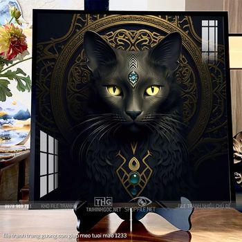 file tranh trang guong con giap meo tuoi mao 1233