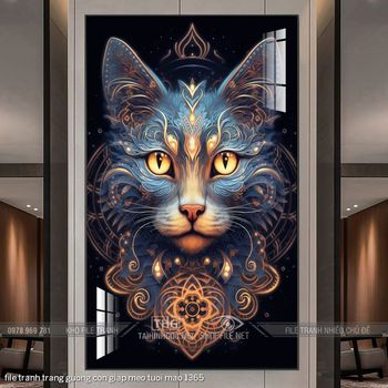 file tranh trang guong con giap meo tuoi mao 1365