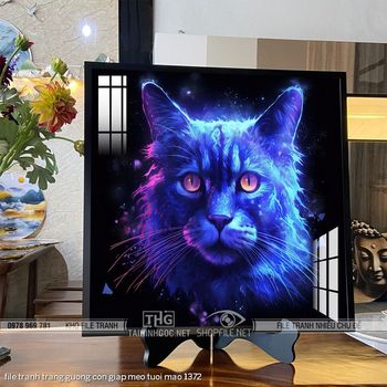 file tranh trang guong con giap meo tuoi mao 1372