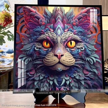 file tranh trang guong con giap meo tuoi mao 1374