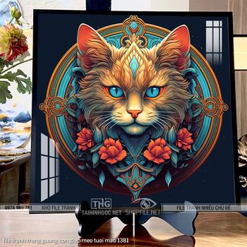 file tranh trang guong con giap meo tuoi mao 1381