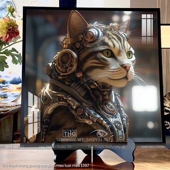 file tranh trang guong con giap meo tuoi mao 1397