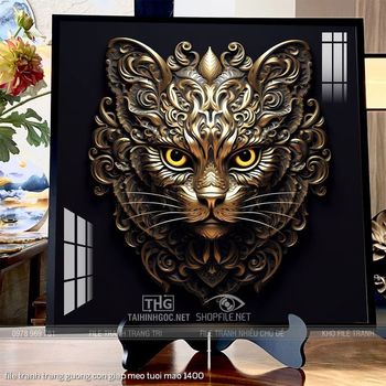 file tranh trang guong con giap meo tuoi mao 1400