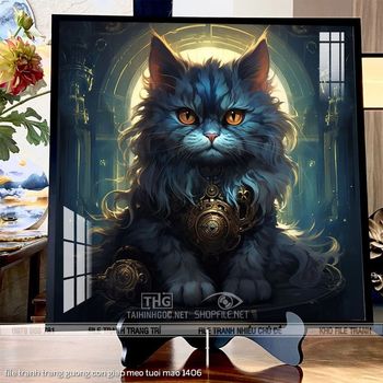 file tranh trang guong con giap meo tuoi mao 1406