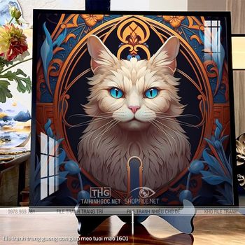 file tranh trang guong con giap meo tuoi mao 1601