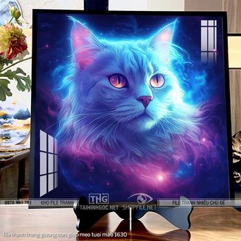 file tranh trang guong con giap meo tuoi mao 1630