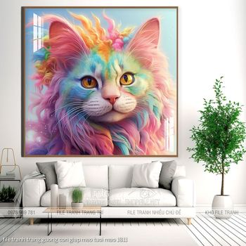 file tranh trang guong con giap meo tuoi mao 1811